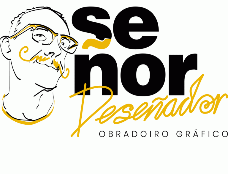 Señor Deseñador Obradoiro Gráfico Logo Señor Deseñador